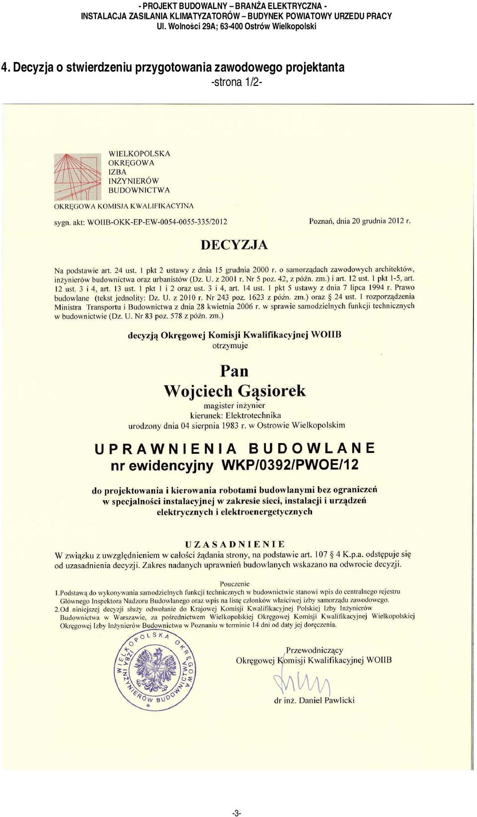 przygotowania