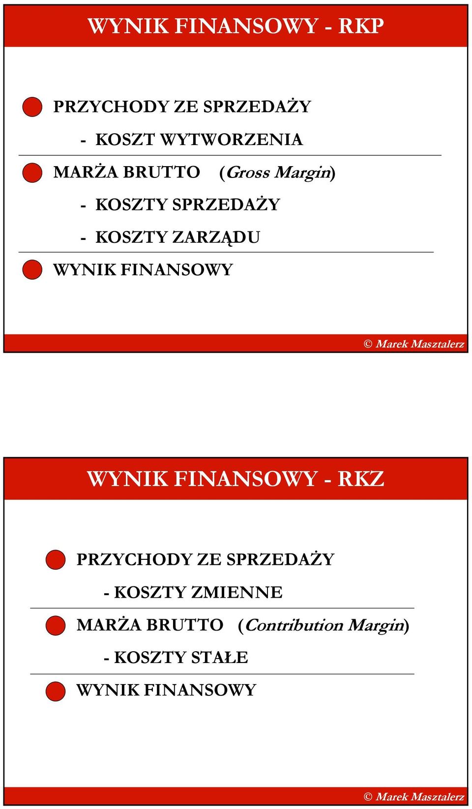 WYNIK FINANSOWY WYNIK FINANSOWY - RKZ PRZYCHODY ZE SPRZEDAśY -