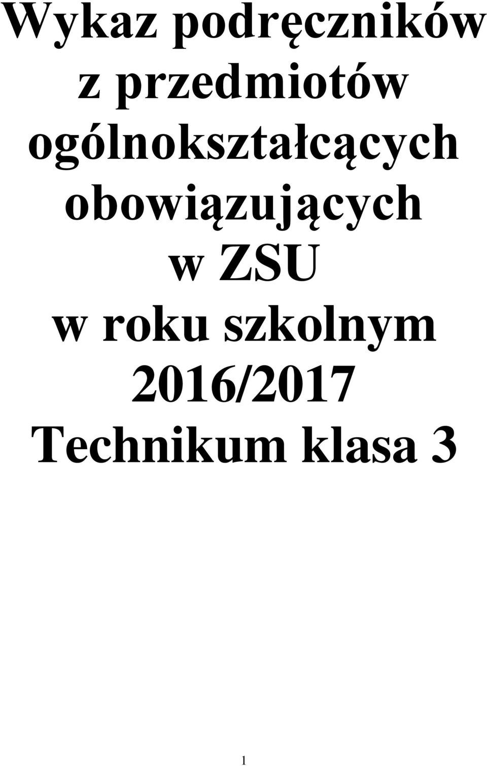 ogólnokształcących