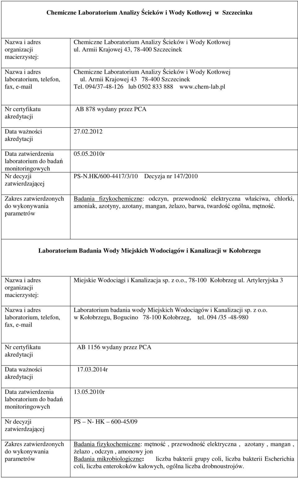 pl AB 878 wydany przez PCA 27.02.2012 05.05.2010r PSN.
