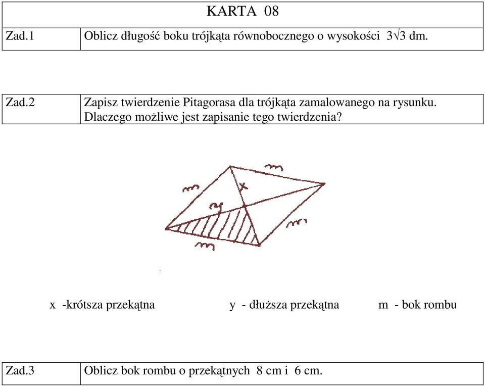 Dlaczego możliwe jest zapisanie tego twierdzenia?