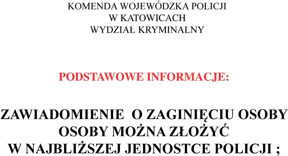 OSOBY OSOBY MOŻNA ZŁOŻYĆ W