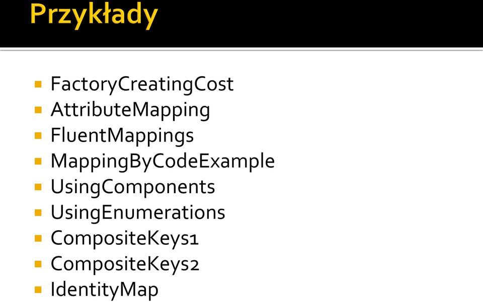 UsingComponents UsingEnumerations
