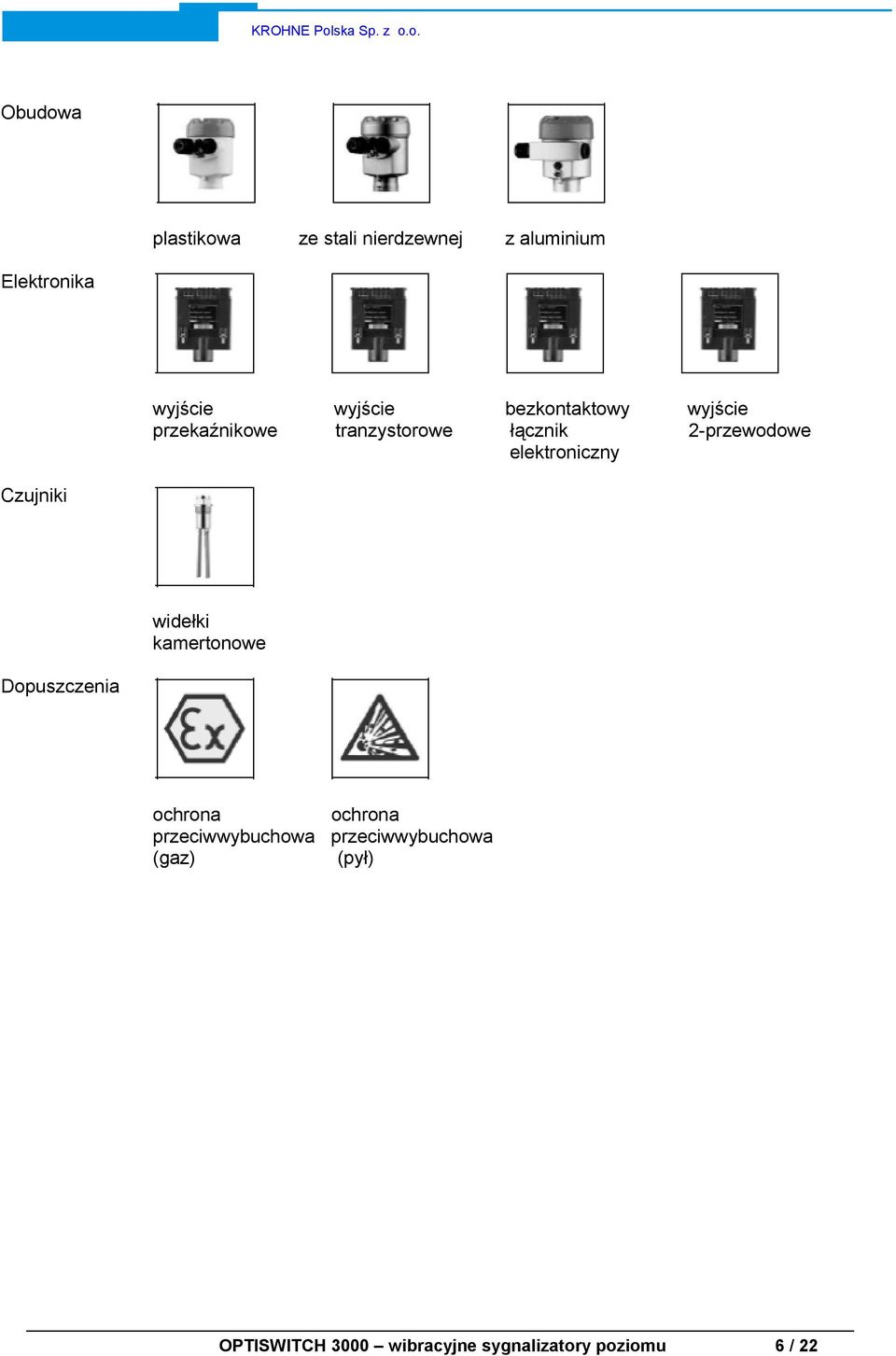 elektroniczny Czujniki widełki kamertonowe Dopuszczenia ochrona ochrona