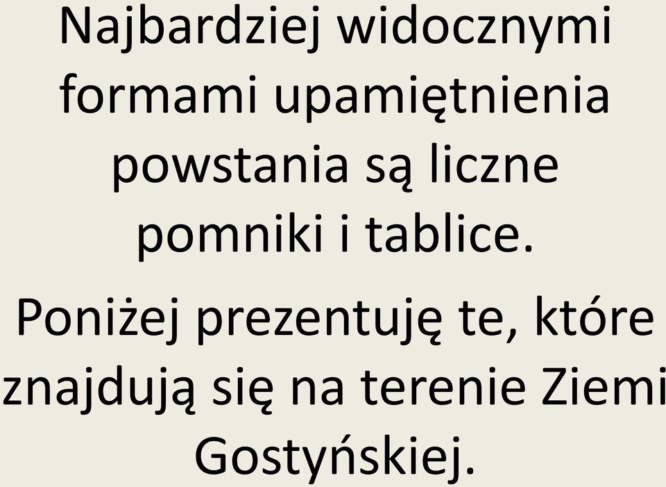 pomniki i tablice.