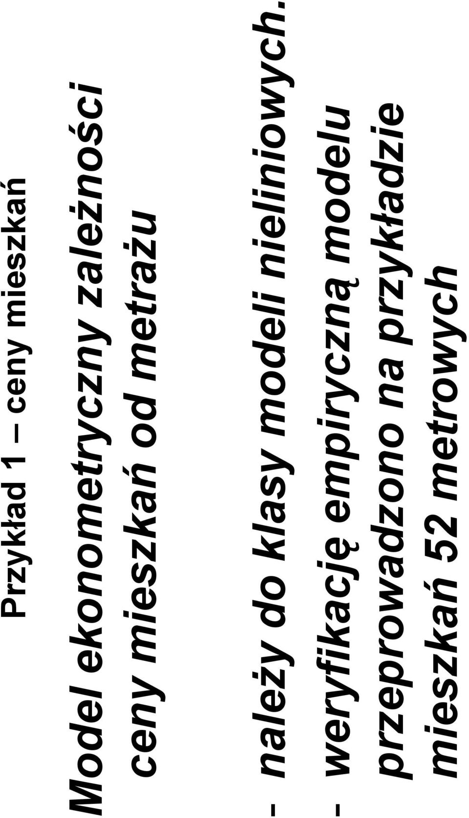 klasy modeli nieliniowych.