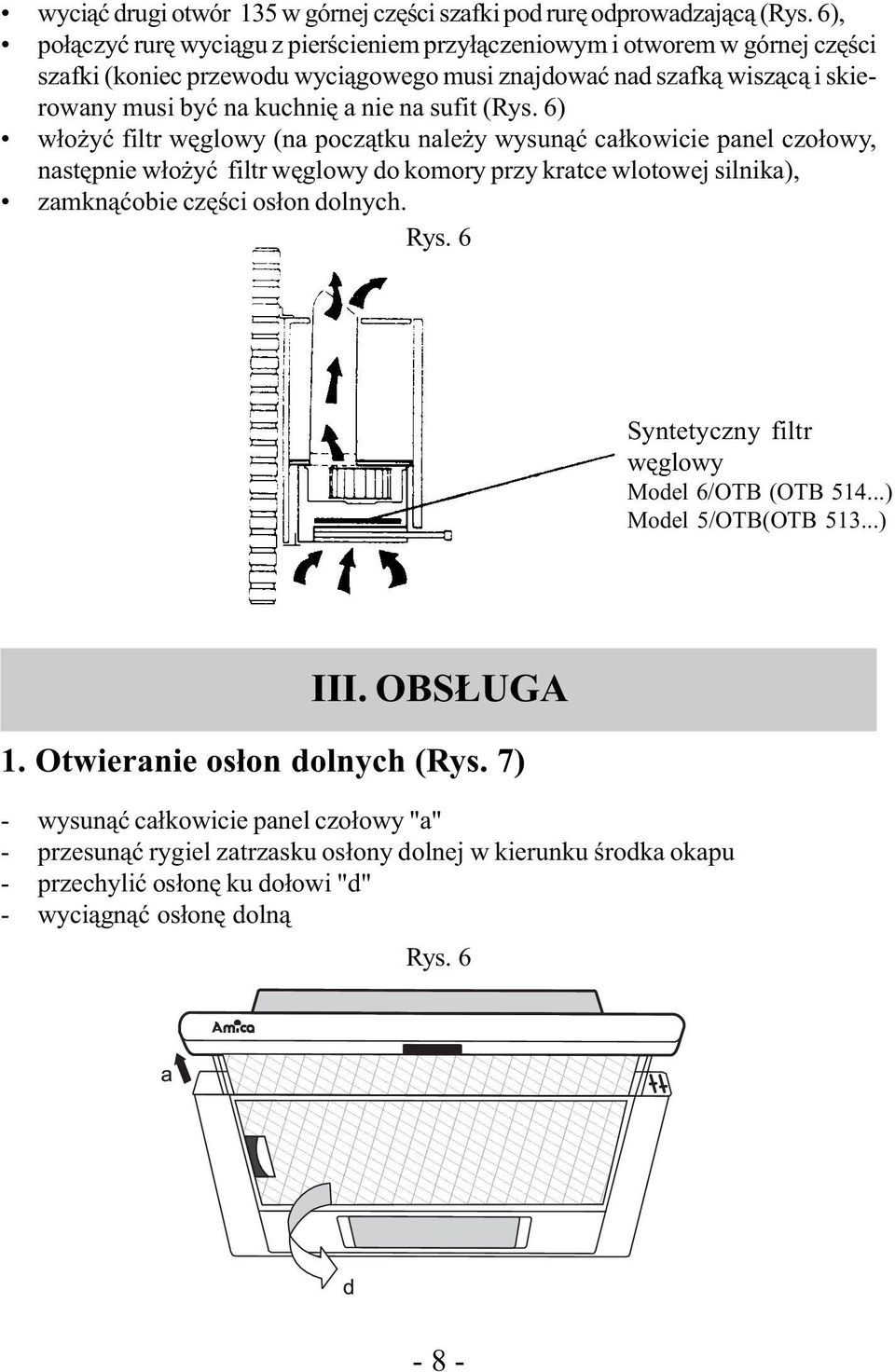 na sufit (Rys.