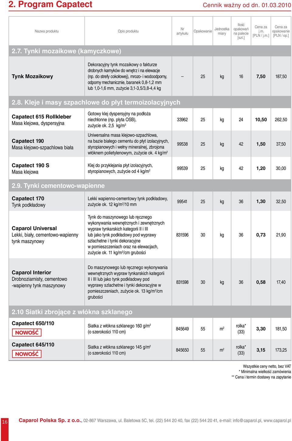 do strefy cokołowej), mrozo- i wodo od por ny, odporny mechanicznie, baranek 0,8-