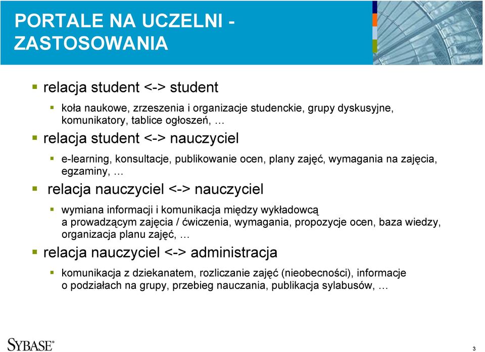 nauczyciel wymiana informacji i komunikacja między wykładowcą a prowadzącym zajęcia / ćwiczenia, wymagania, propozycje ocen, baza wiedzy, organizacja planu
