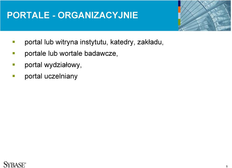 zakładu, portale lub wortale