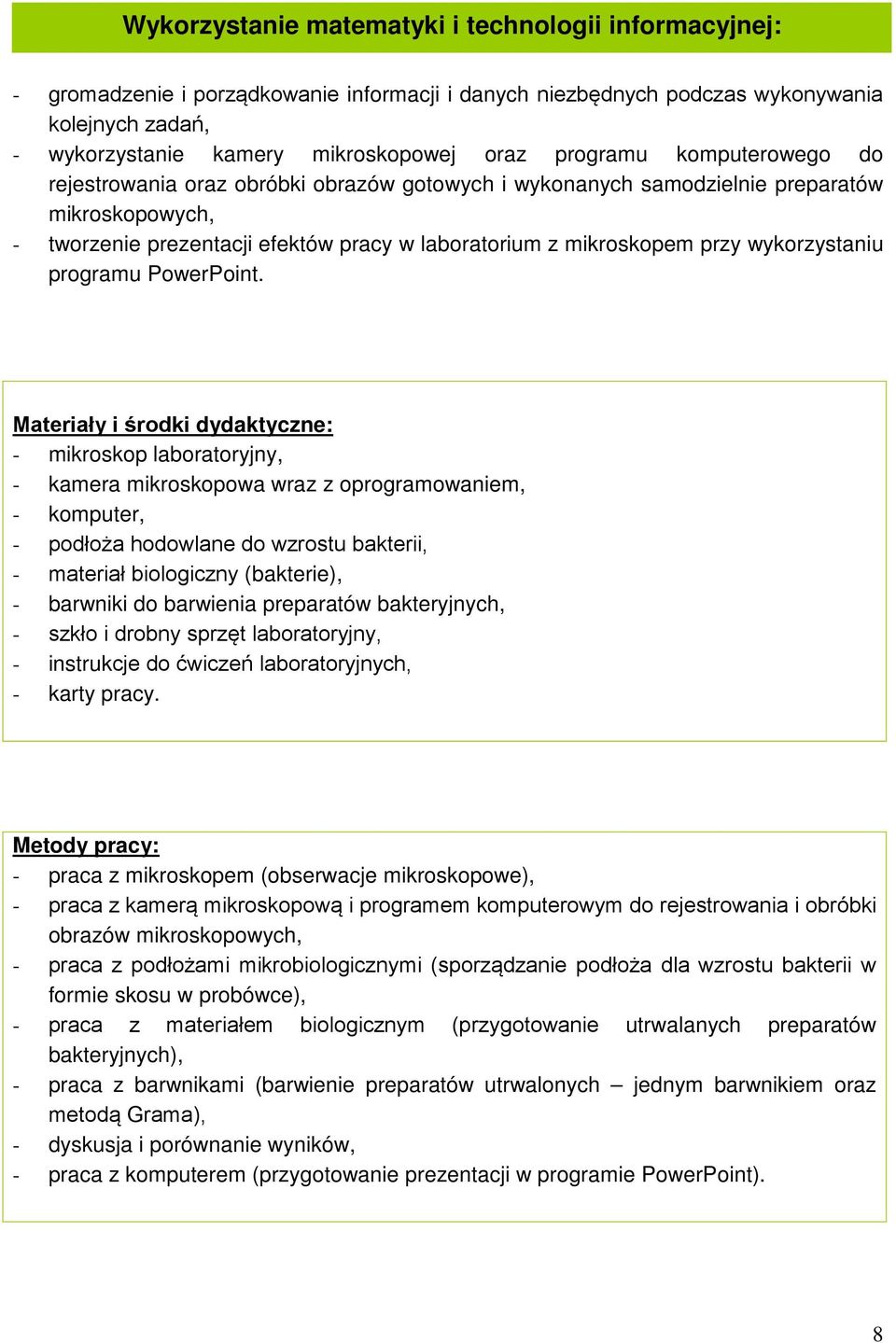 wykorzystaniu programu PowerPoint.