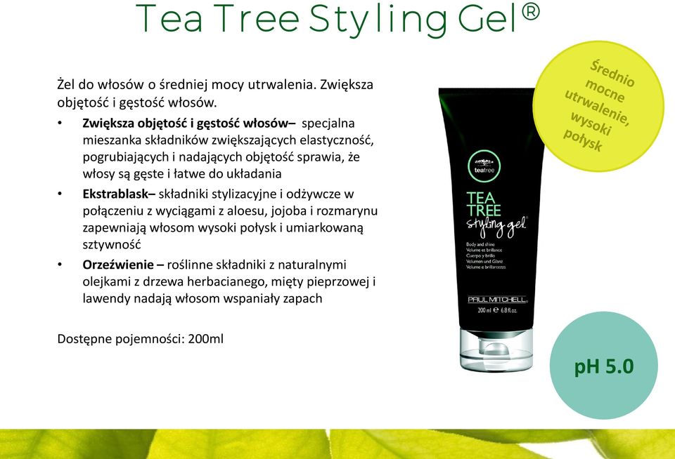 są gęste i łatwe do układania Ekstrablask składniki stylizacyjne i odżywcze w połączeniu z wyciągami z aloesu, jojoba i rozmarynu zapewniają włosom