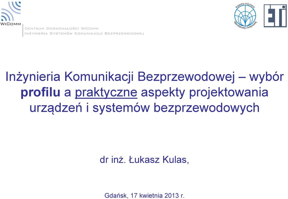 projektowania urządzeń i systemów