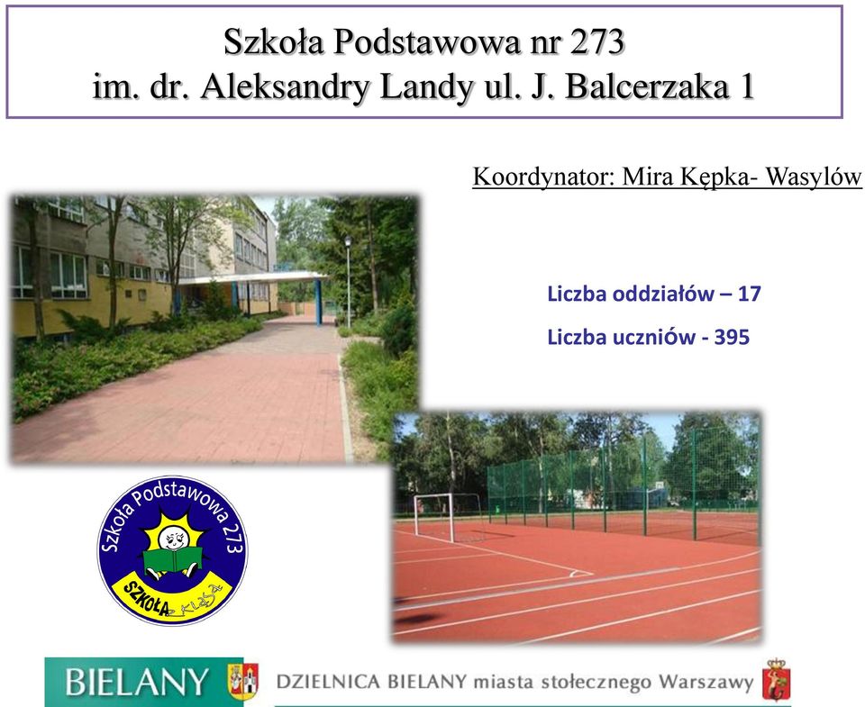 Balcerzaka 1 Koordynator: Mira
