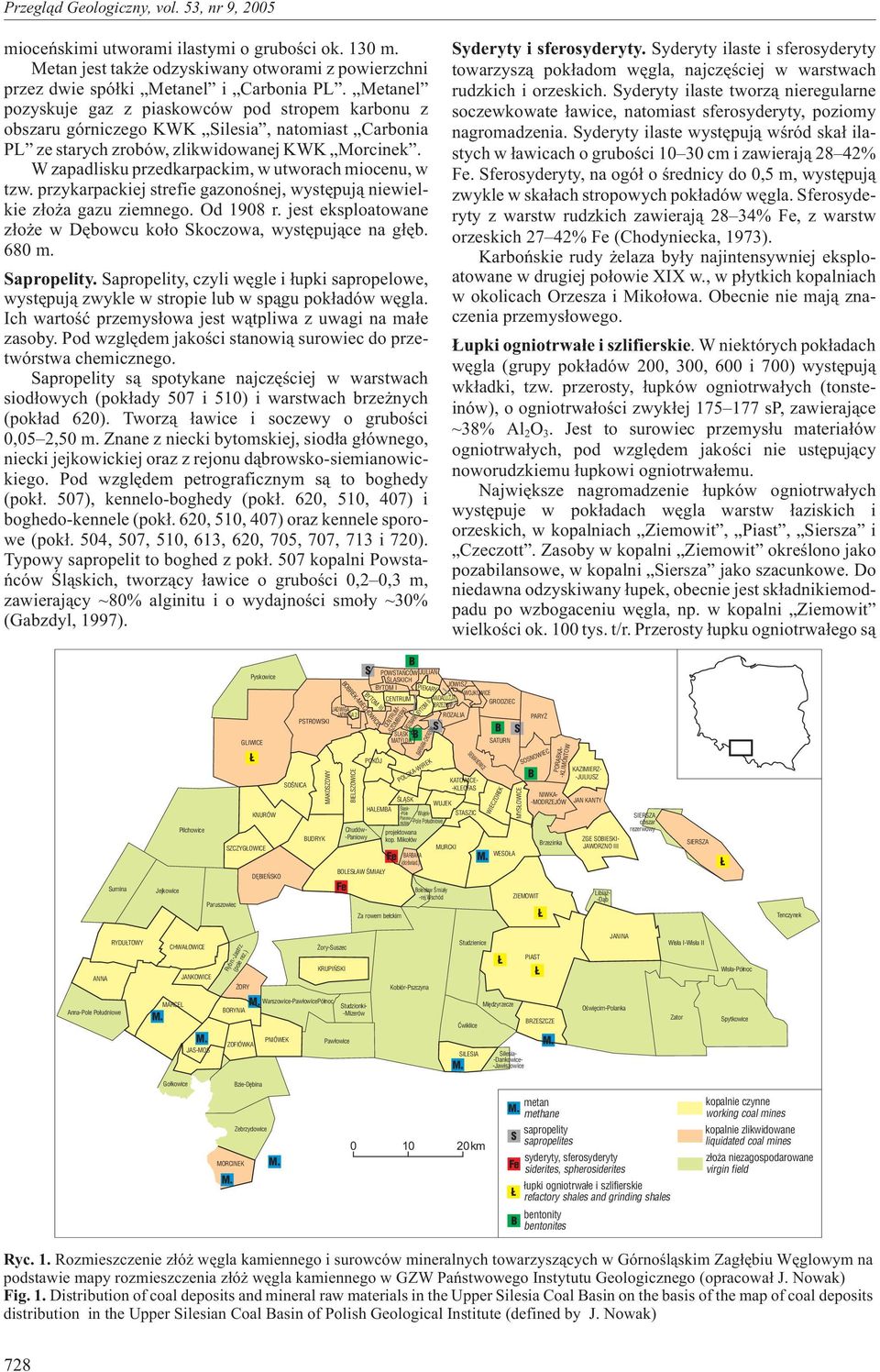 W zapadlisku przedkarpackim, w utworach miocenu, w tzw. przykarpackiej strefie gazonoœnej, wystêpuj¹ niewielkie z³o a gazu ziemnego. Od 1908 r.