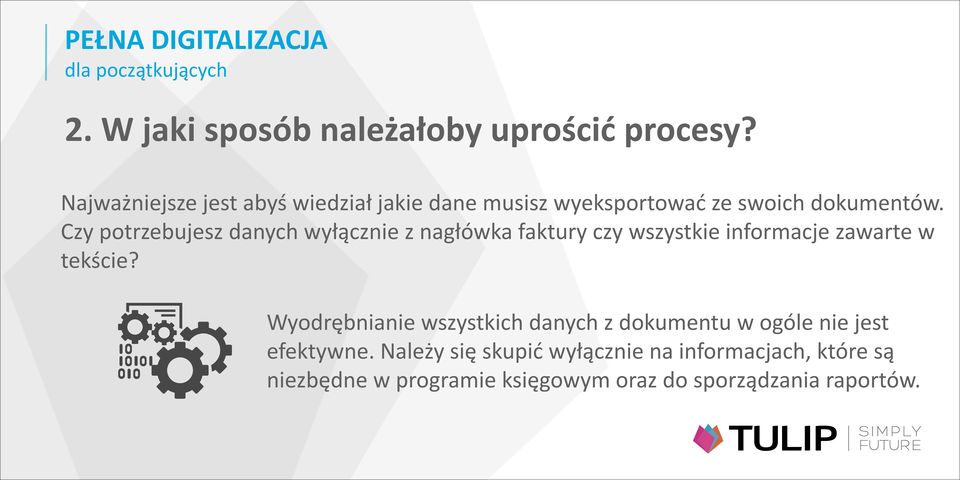 Czy potrzebujesz danych wyłącznie z nagłówka faktury czy wszystkie informacje zawarte w tekście?