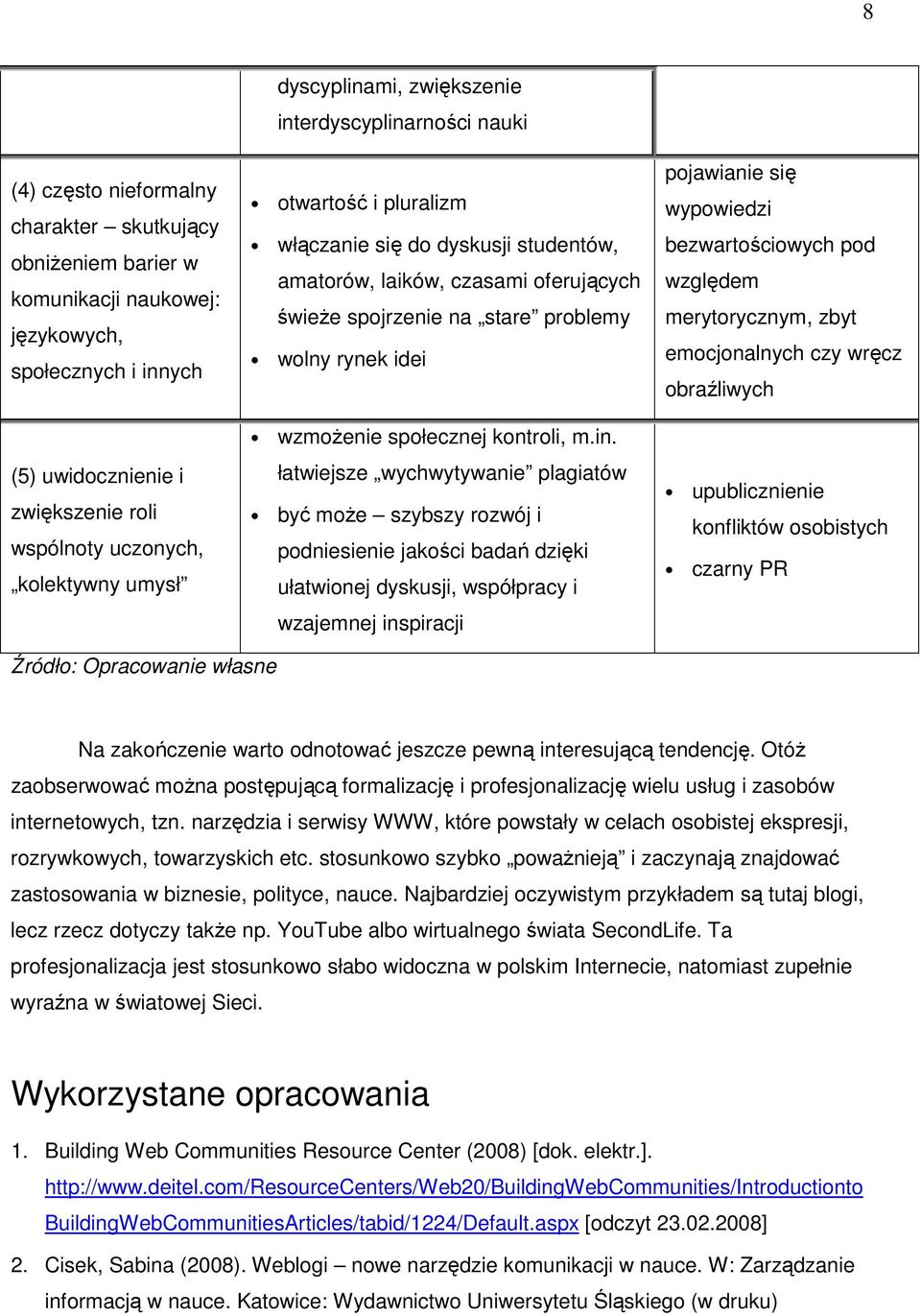 idei wzmoŝenie społecznej kontroli, m.in.