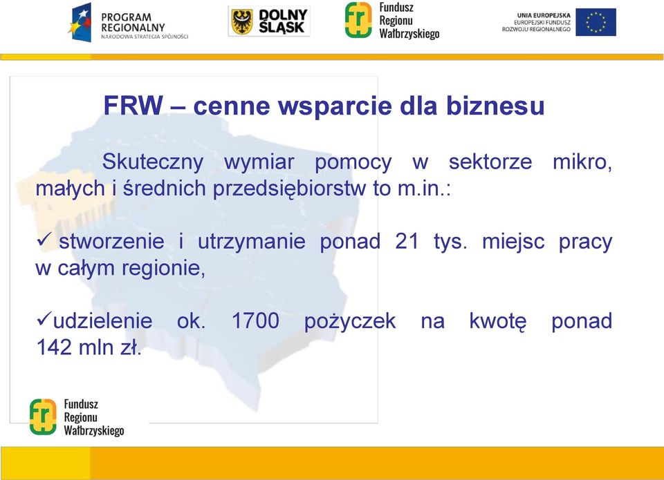 : stworzenie i utrzymanie ponad 21 tys.