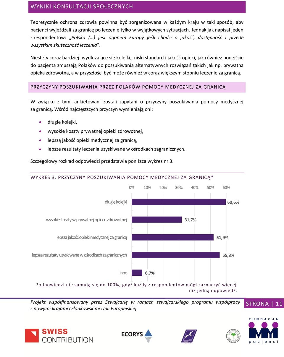 Niestety coraz bardziej wydłużające się kolejki, niski standard i jakość opieki, jak również podejście do pacjenta zmuszają Polaków do poszukiwania alternatywnych rozwiązań takich jak np.