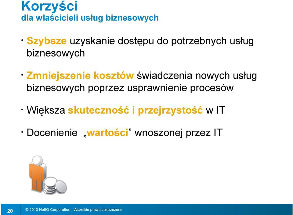 świadczenia nowych usług biznesowych poprzez usprawnienie procesów