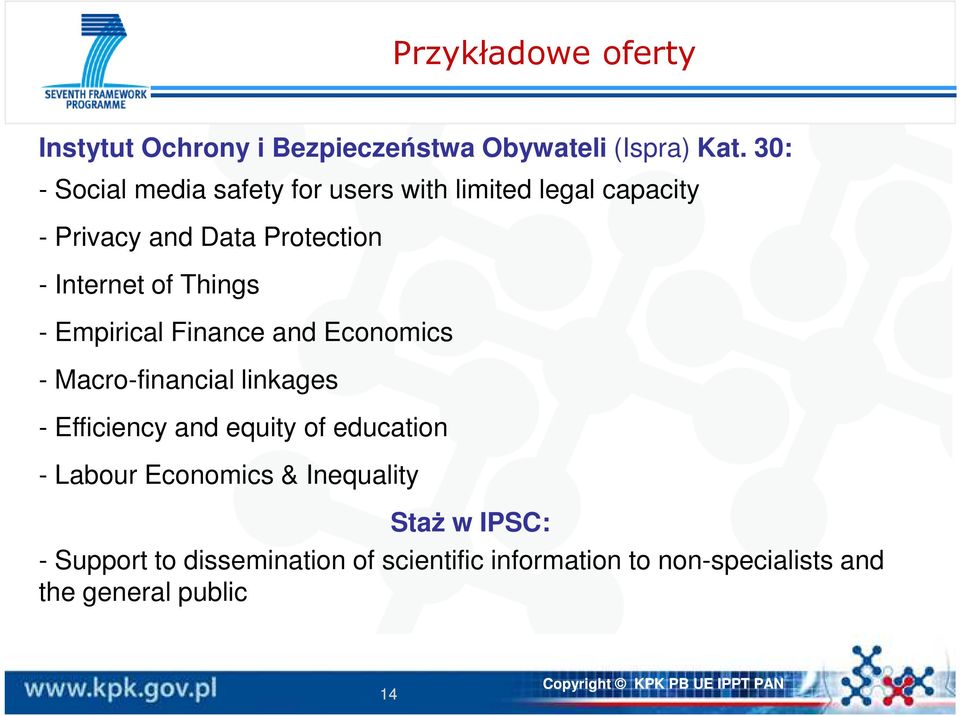 Things - Empirical Finance and Economics - Macro-financial linkages - Efficiency and equity of education -