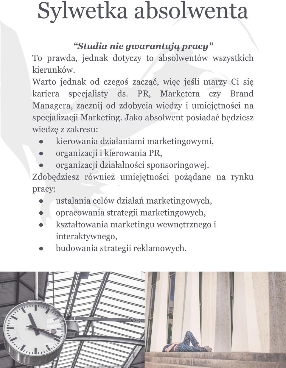 PR, Marketera czy Brand Managera, zacznij od zdobycia wiedzy i umiejętności na specjalizacji Marketing.