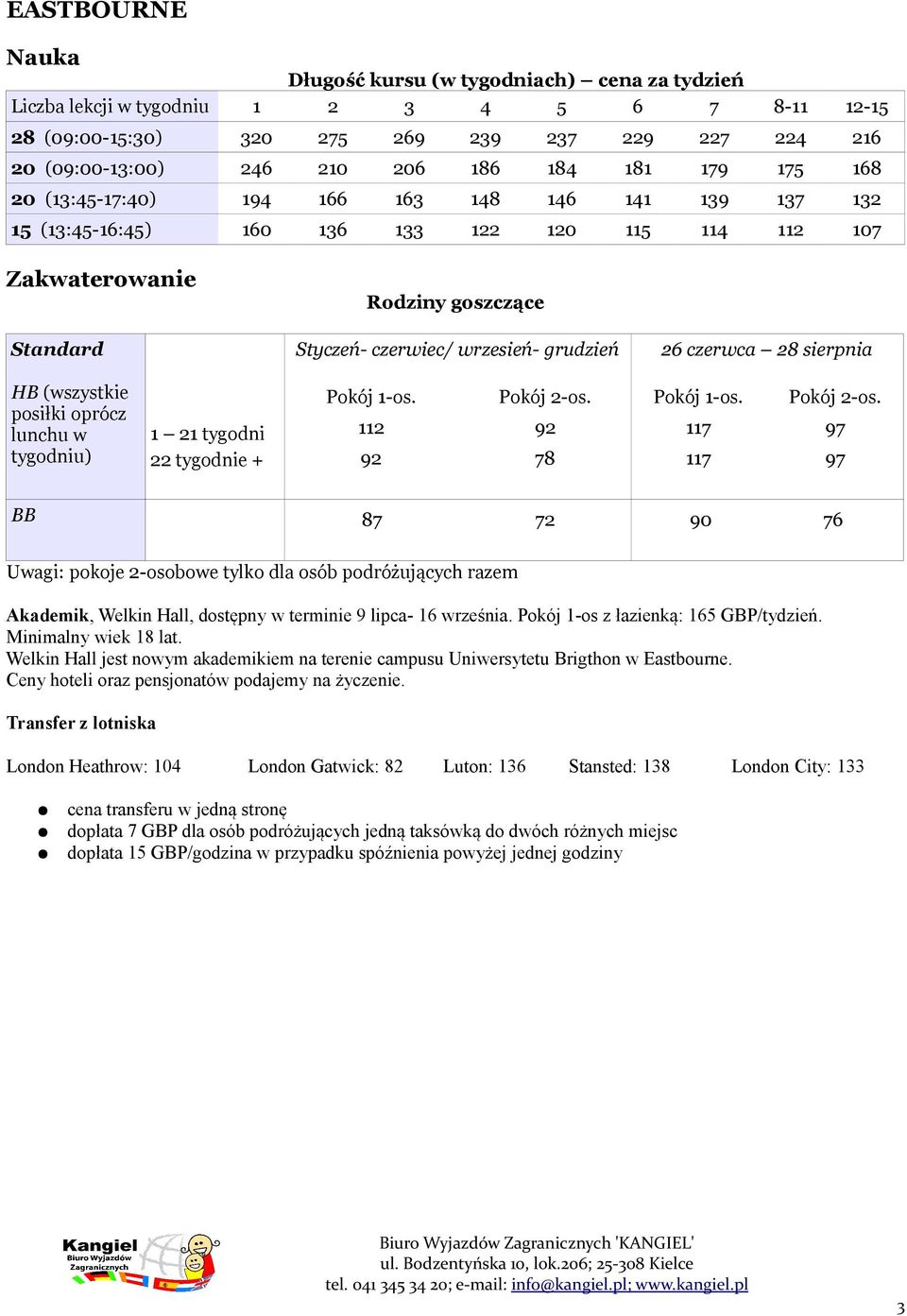 Pokój 1-os z łazienką: 165 GBP/tydzień. Minimalny wiek 18 lat. Welkin Hall jest nowym akademikiem na terenie campusu Uniwersytetu Brigthon w Eastbourne.