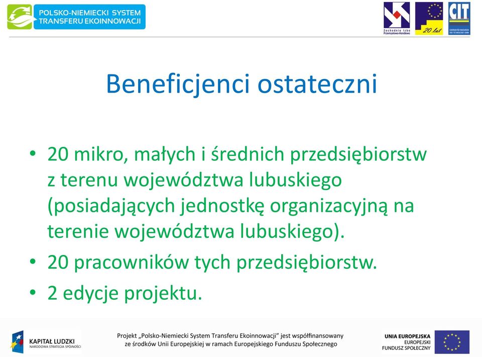 (posiadających jednostkę organizacyjną na terenie