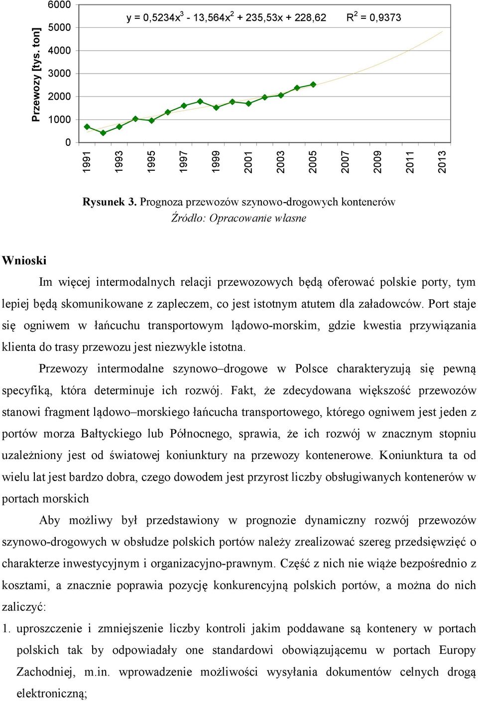 zapleczem, co jest istotnym atutem dla załadowców. Port staje się ogniwem w łańcuchu transportowym lądowo-morskim, gdzie kwestia przywiązania klienta do trasy przewozu jest niezwykle istotna.