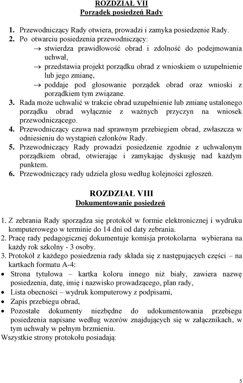 głosowanie porządek obrad oraz wnioski z porządkiem tym związane. 3.