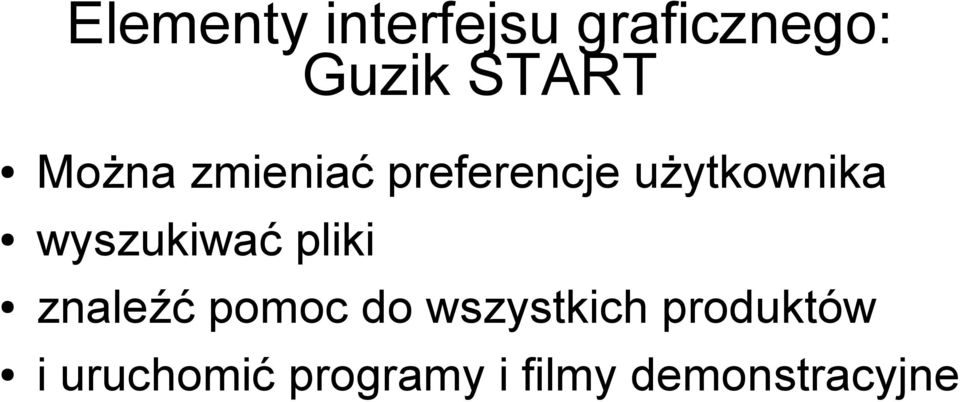 wyszukiwać pliki znaleźć pomoc do wszystkich