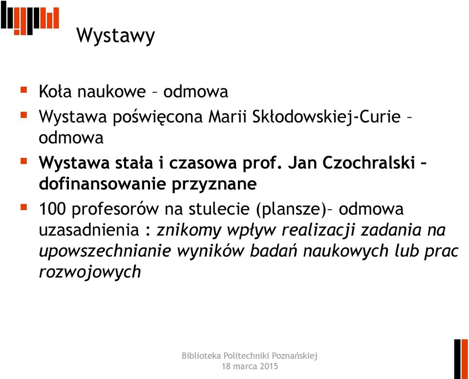 Jan Czochralski dofinansowanie przyznane 100 profesorów na stulecie