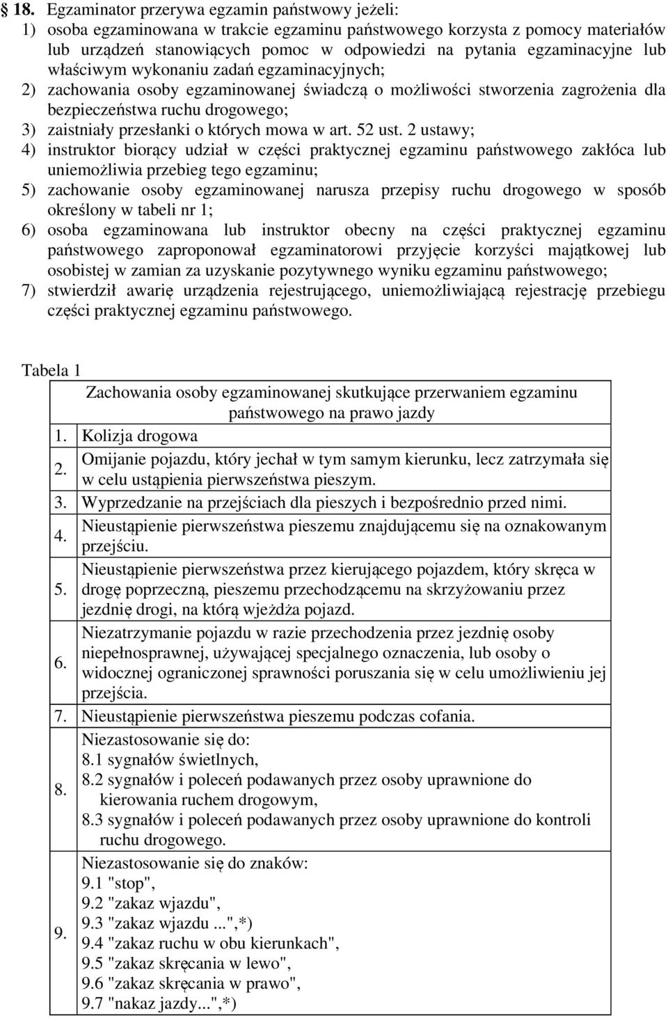 o których mowa w art. 52 ust.