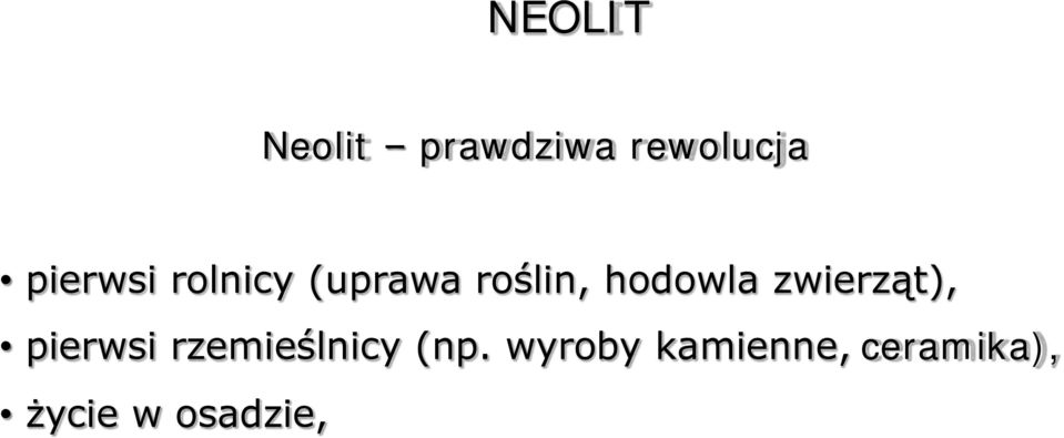 hodowla zwierząt), pierwsi
