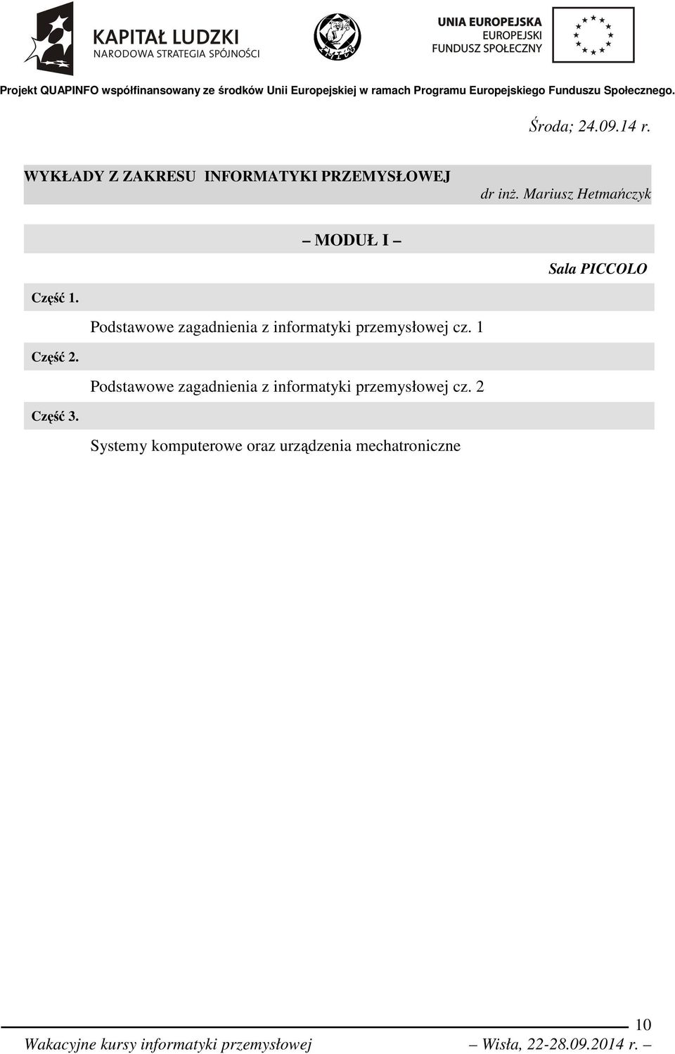 - Podstawowe zagadnienia z informatyki przemysłowej cz.