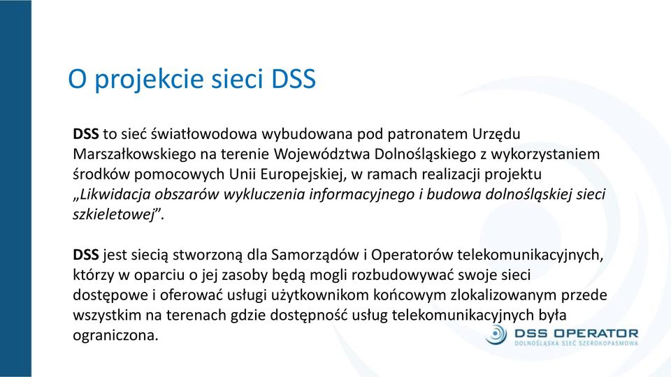 sieci szkieletowej.