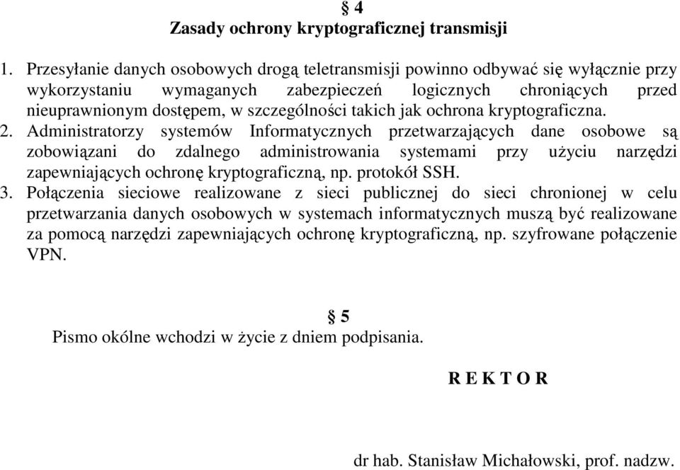 jak ochrona kryptograficzna. 2.