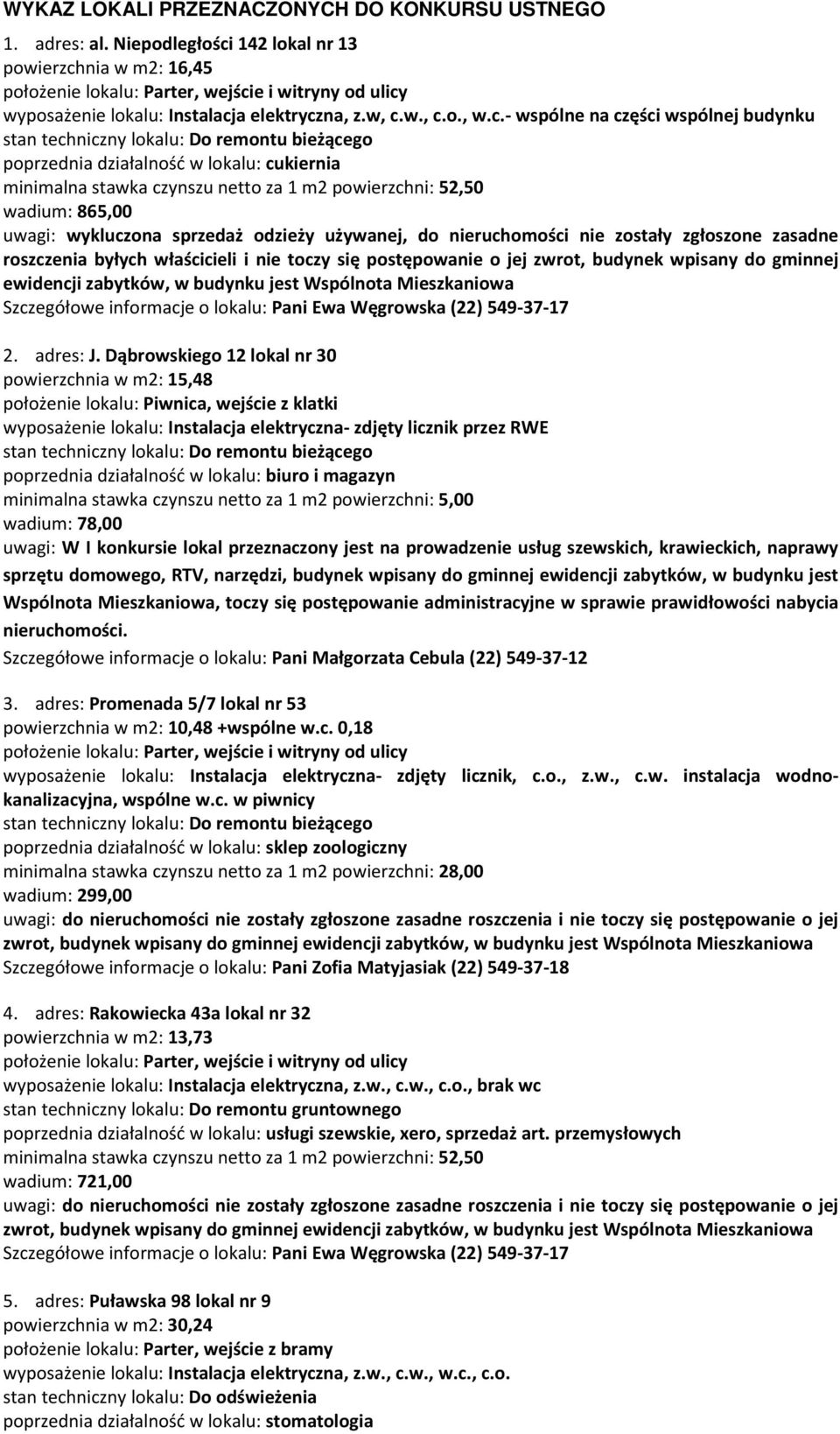 142 lokal nr 13 powierzch