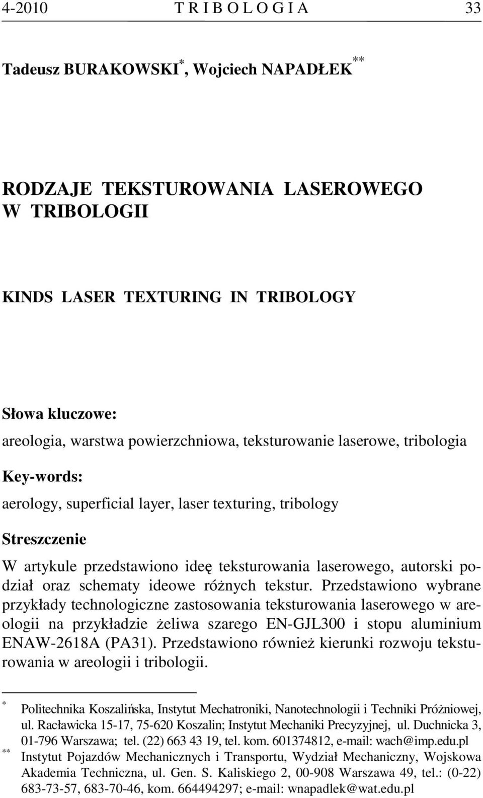 podział oraz schematy ideowe różnych tekstur.