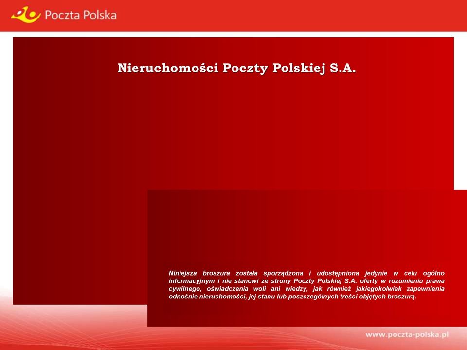 informacyjnym i nie stanowi ze strony Poczty Polskiej S.A.