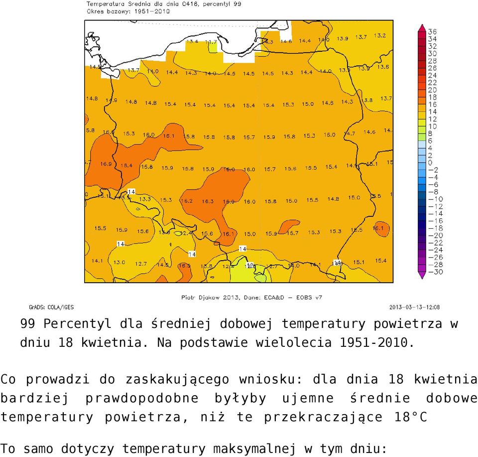 Co prowadzi do zaskakującego wniosku: dla dnia 18 kwietnia bardziej