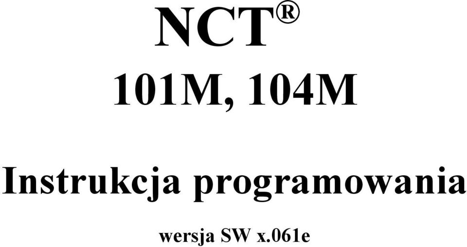 Instrukcja