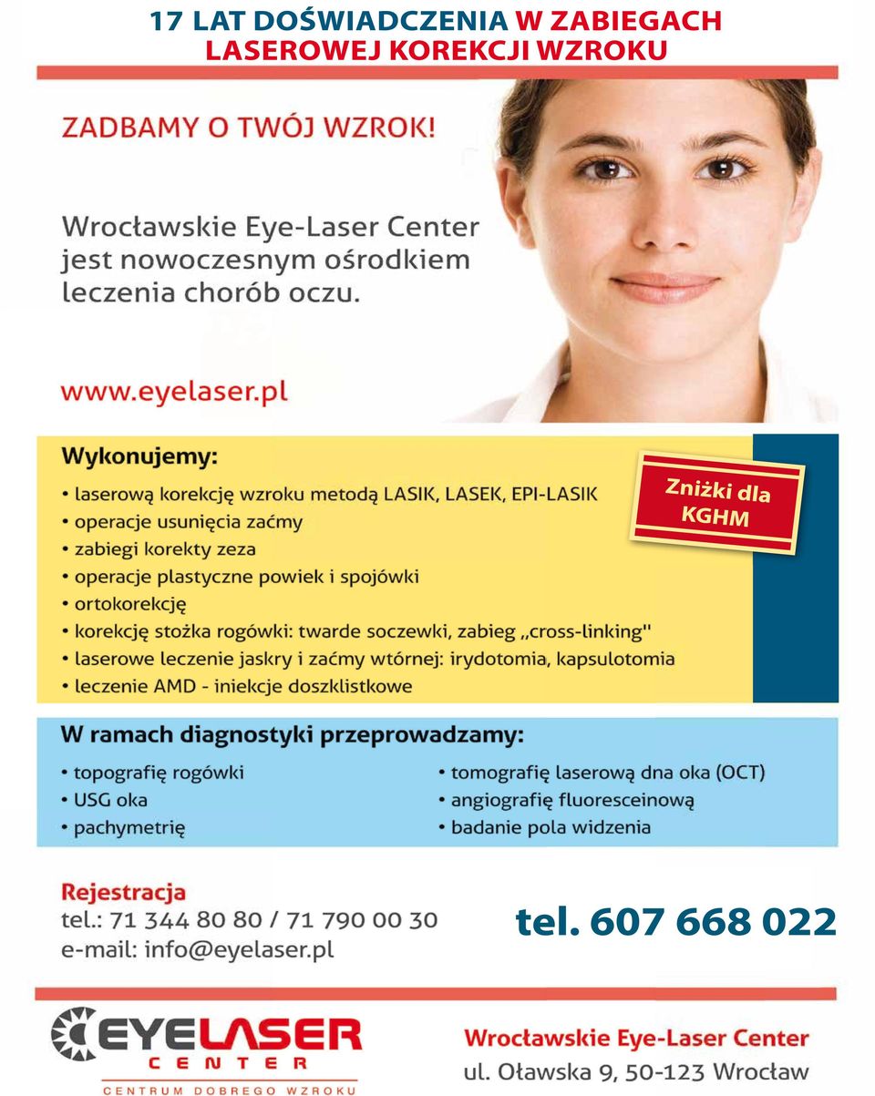 RABATU NA BADANIA / OFERTA OBEJMUJE RÓWNIEŻ RODZINĘ