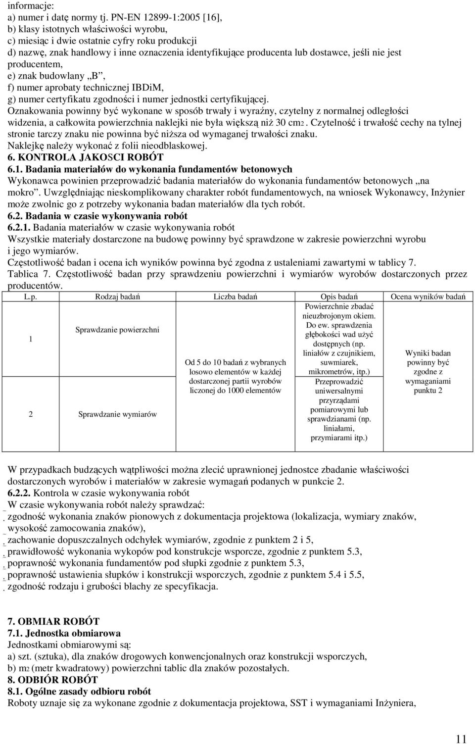 nie jest producentem, e) znak budowlany B, f) numer aprobaty technicznej IBDiM, g) numer certyfikatu zgodności i numer jednostki certyfikującej.