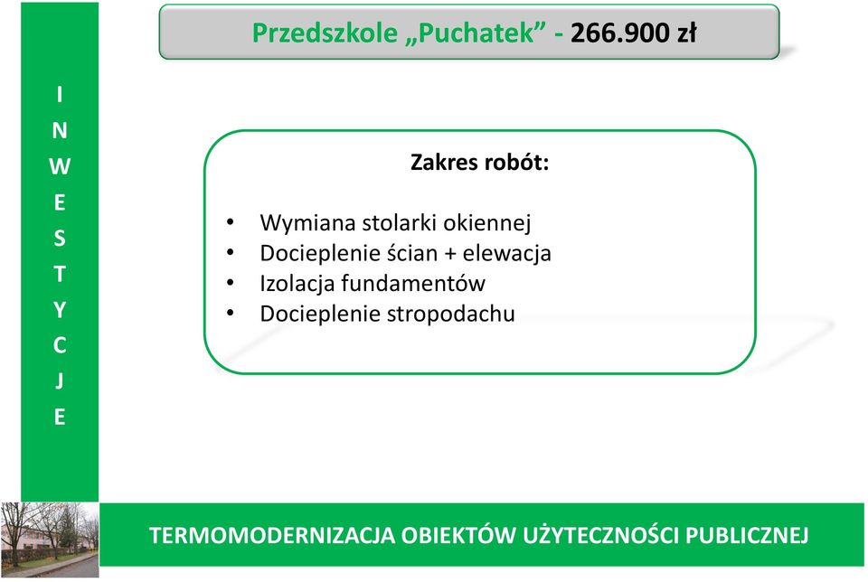 okiennej Docieplenie ścian + elewacja