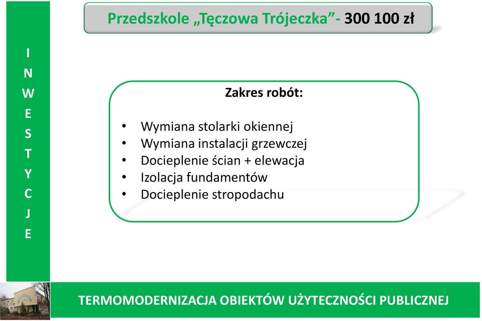 grzewczej Docieplenie ścian + elewacja zolacja