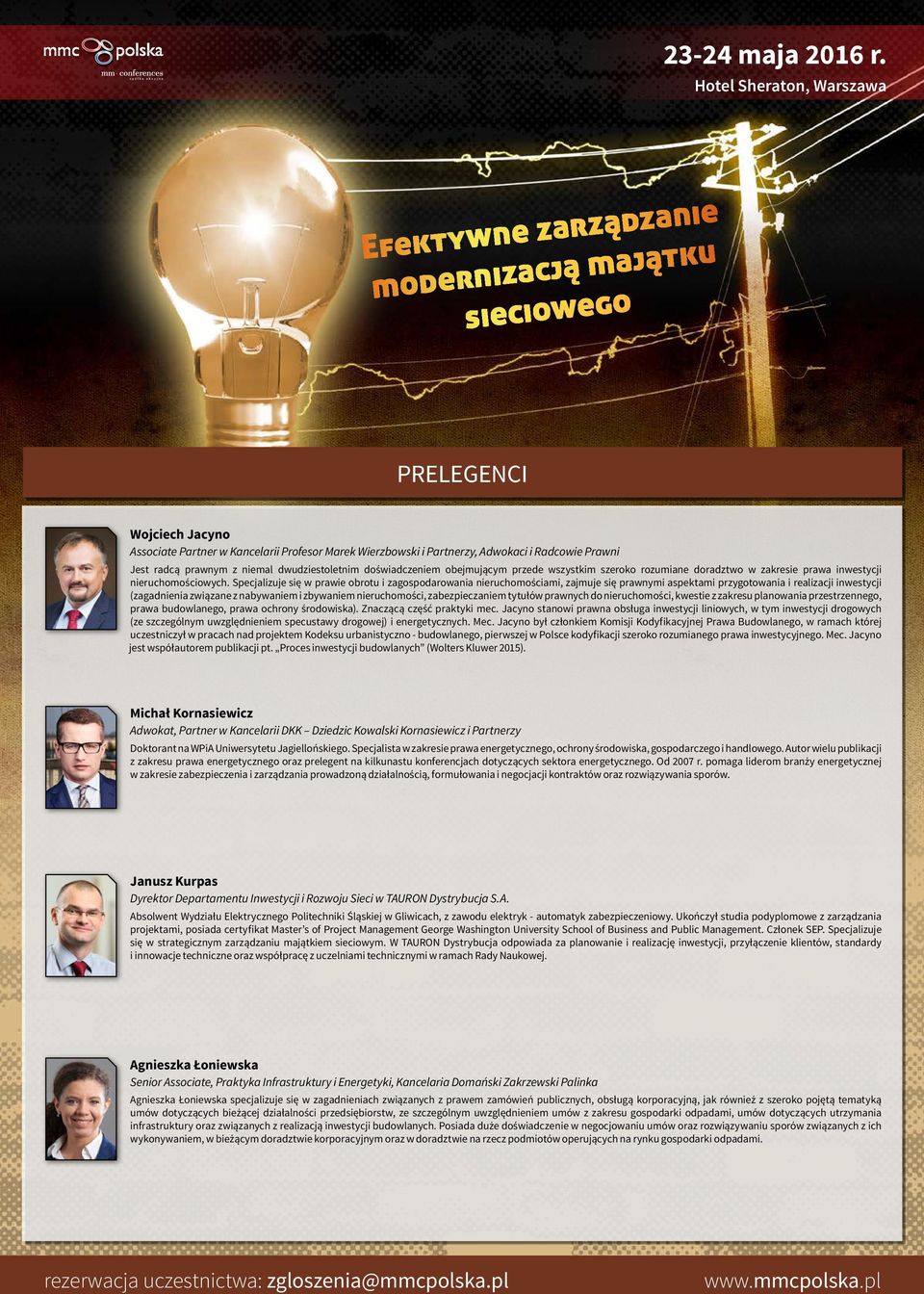 Specjalizuje się w prawie obrotu i zagospodarowania nieruchomościami, zajmuje się prawnymi aspektami przygotowania i realizacji inwestycji (zagadnienia związane z nabywaniem i zbywaniem