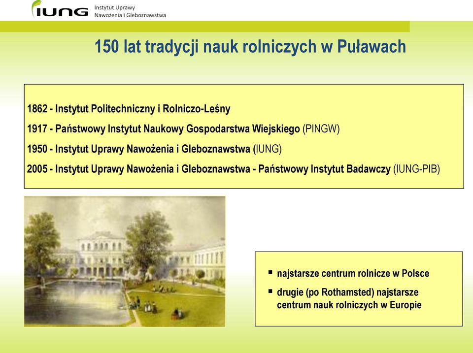 Gleboznawstwa (IUNG) 2005 - Instytut Uprawy Nawożenia i Gleboznawstwa - Państwowy Instytut Badawczy