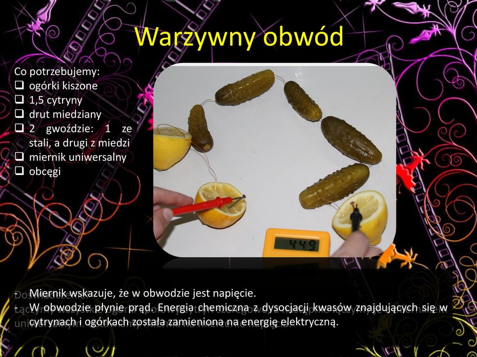 Łączymy - W obwodzie wszystkie płynie ogórki prąd.