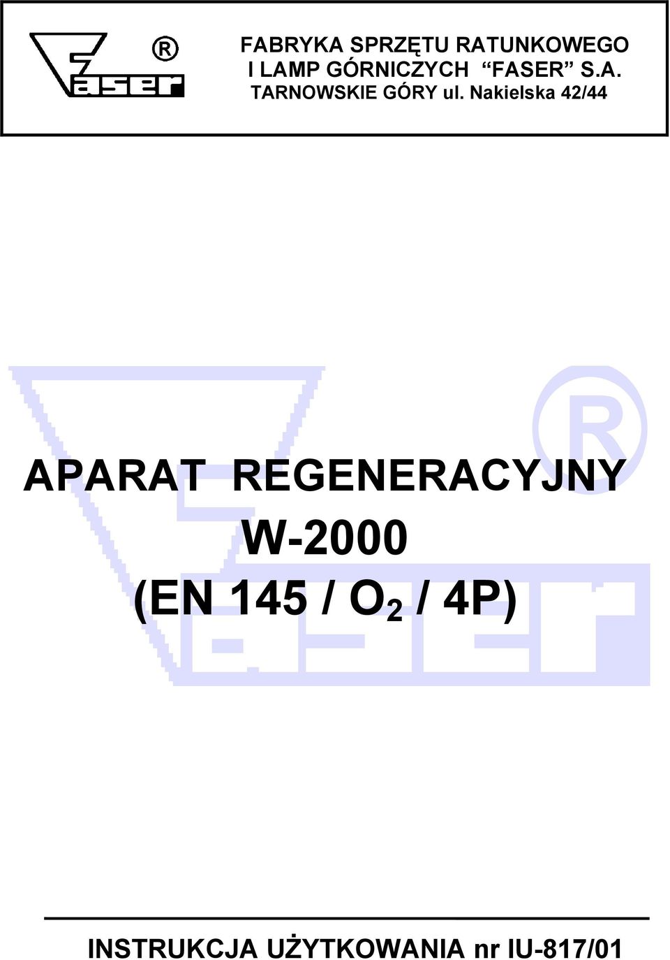 Nakielska 4/44 APARAT REGENERACYJNY W-000